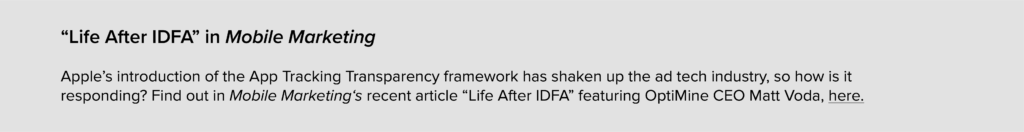 Life After IDFA