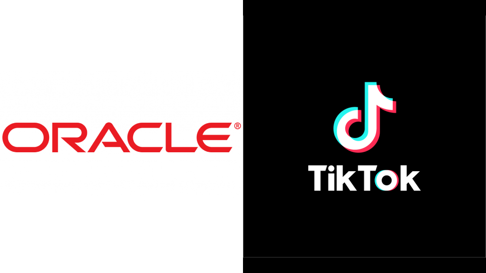 Oracle & TikTok logos