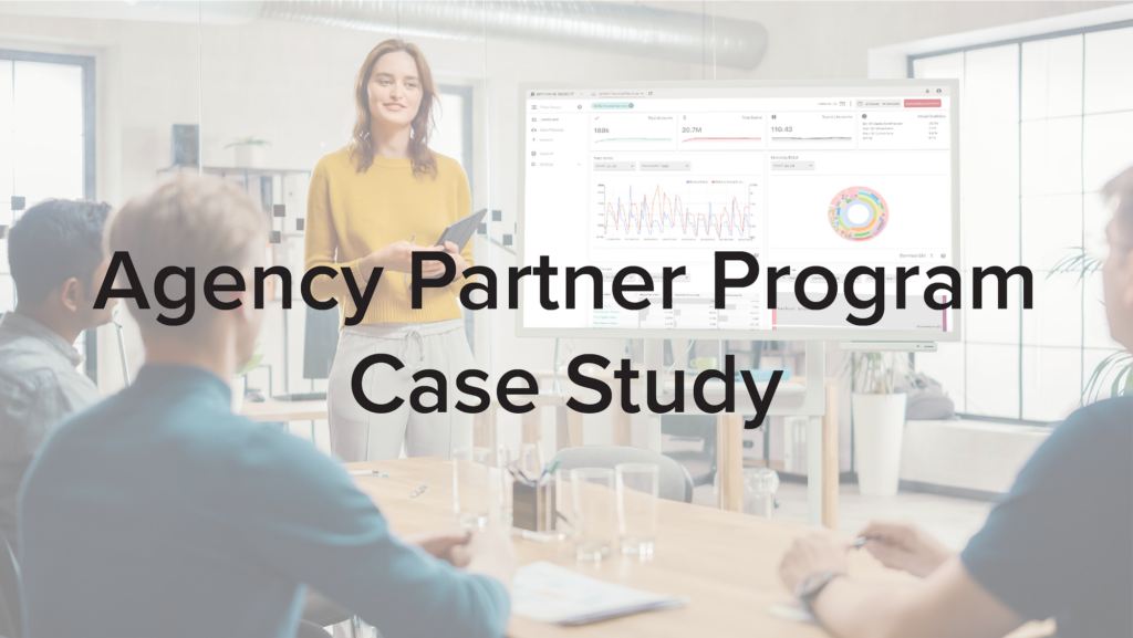 Agency Partner Program Case Study banner