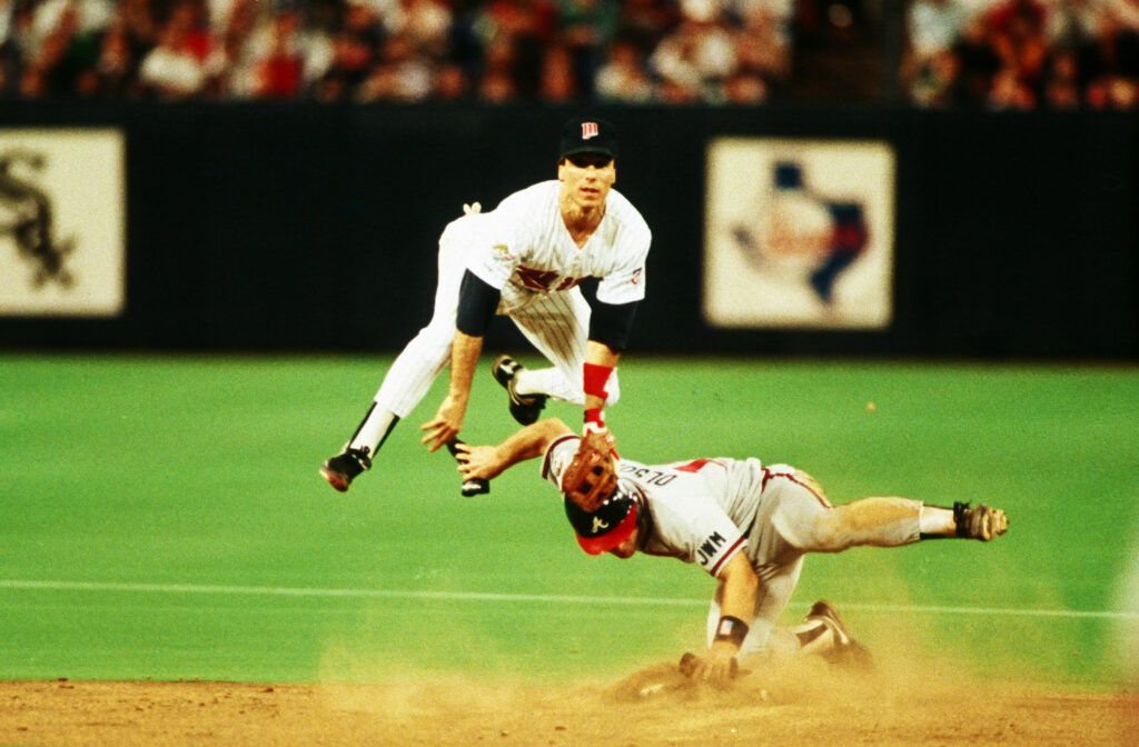 Minnesota Twins double-play baseball