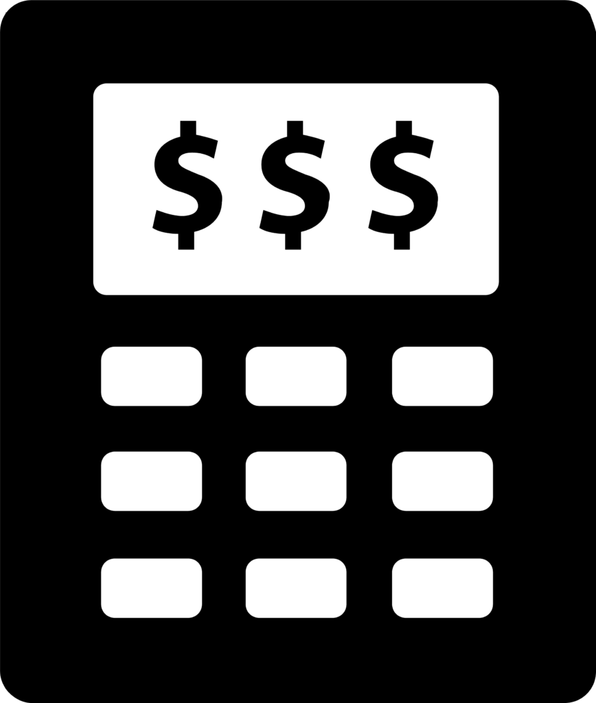 Budget calculator icon