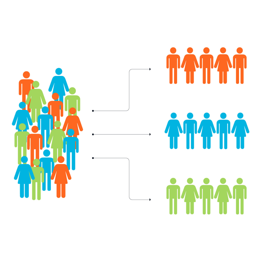 audience segmentation graphic